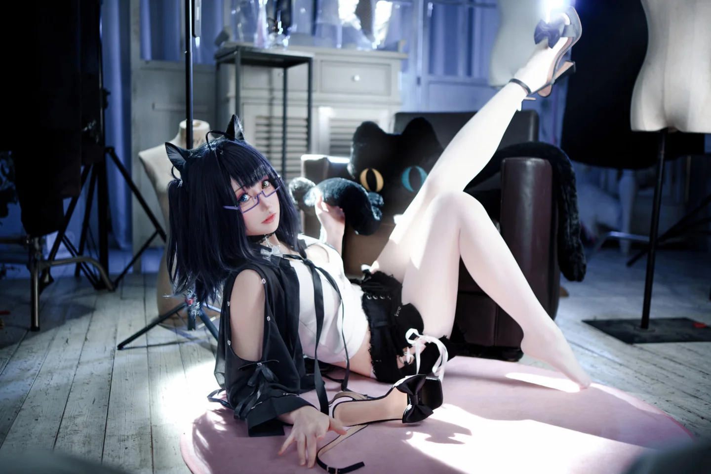 焖焖碳 - 黑茶子 [22P-286MB] tg@simisebaisi 【丝足阁】012.webp